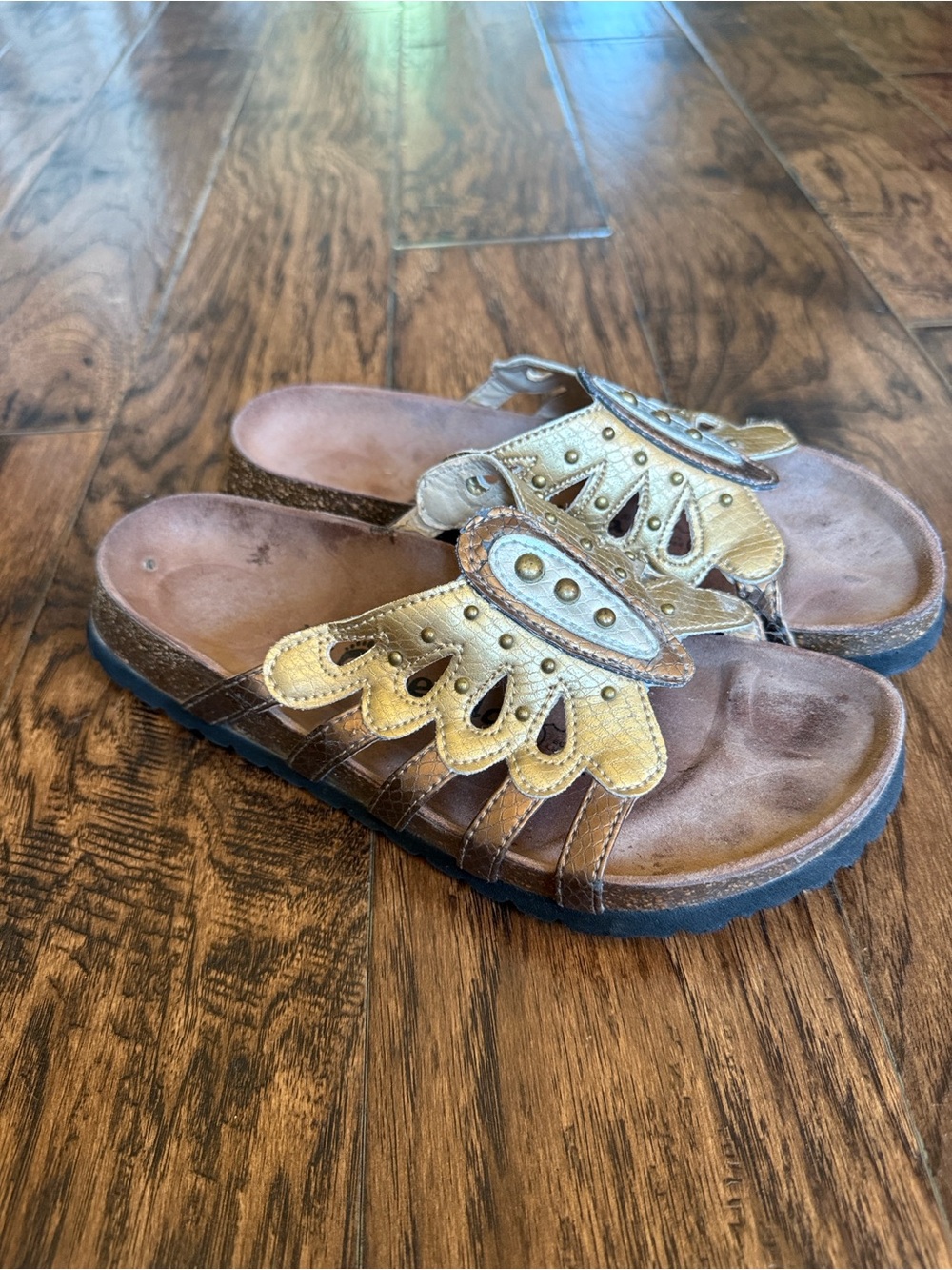 Birkenstock Betula Butterfly Slide Sandals, size 7
